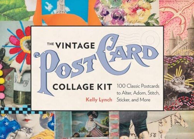 

Vintage Postcard Collage Kit By Lynch Kelly - Paperback