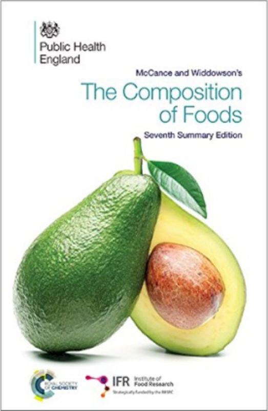 McCance and Widdowson's The Composition of Foods: Seventh Summary Edition, Paperback Book, By: Institute of Food Research