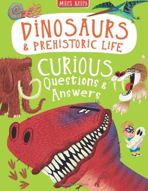 

D144Hb Curious Q&A Dino & Pre Life by Miles Kelly - Hardcover
