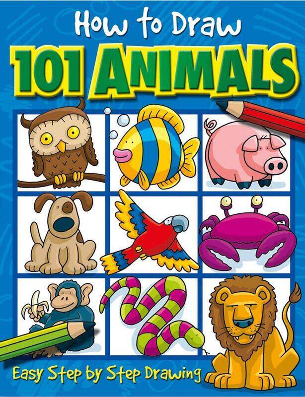 

How to Draw 101 Animals: Easy Step-by-Step Drawing, Paperback Book, By: Dan Green