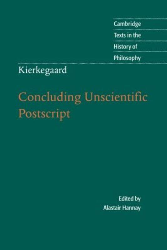 

Kierkegaard Concluding Unscientific Postscript -Paperback