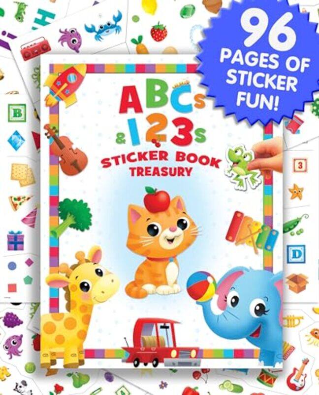 

Abcs And 123S Sticker Book Treasury, Paperback by Publishing, Phidal