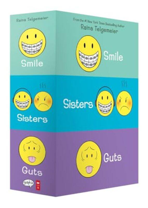 

SmileSistersGuts Box Set by Raina Telgemeier-Paperback