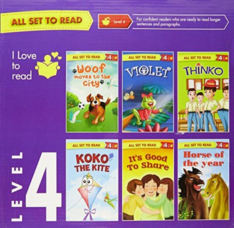 

All Set To Read Readers Level 4 Box by Om Books Editorial Team Hardcover