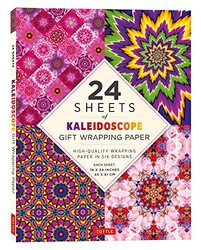 Kaleidoscope Gift Wrapping Paper 24 sheets by Tuttle Studio-Paperback