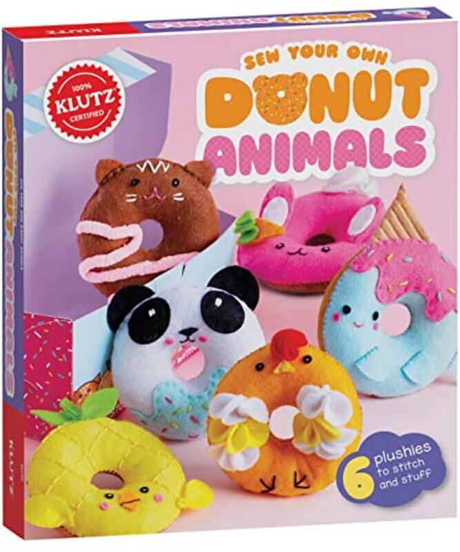 

Sew Your Own Donut Animals By 6 Plushies To Stitch & Stuff - Hardcover