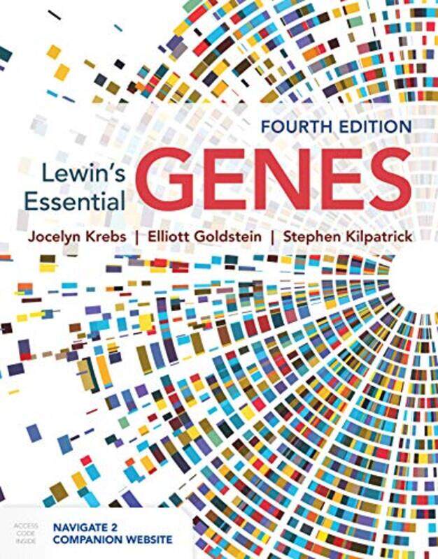 

Lewins Essential GENES by Jocelyn E KrebsElliott S GoldsteinStephen T Kilpatrick-Hardcover