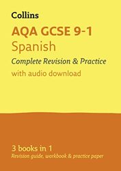 Aqa Gcse 9-1 Spanish All-In-One Complete Revision And Practice: Ideal For Home Learning, 2022 And 20 By Collins Gcse Paperback