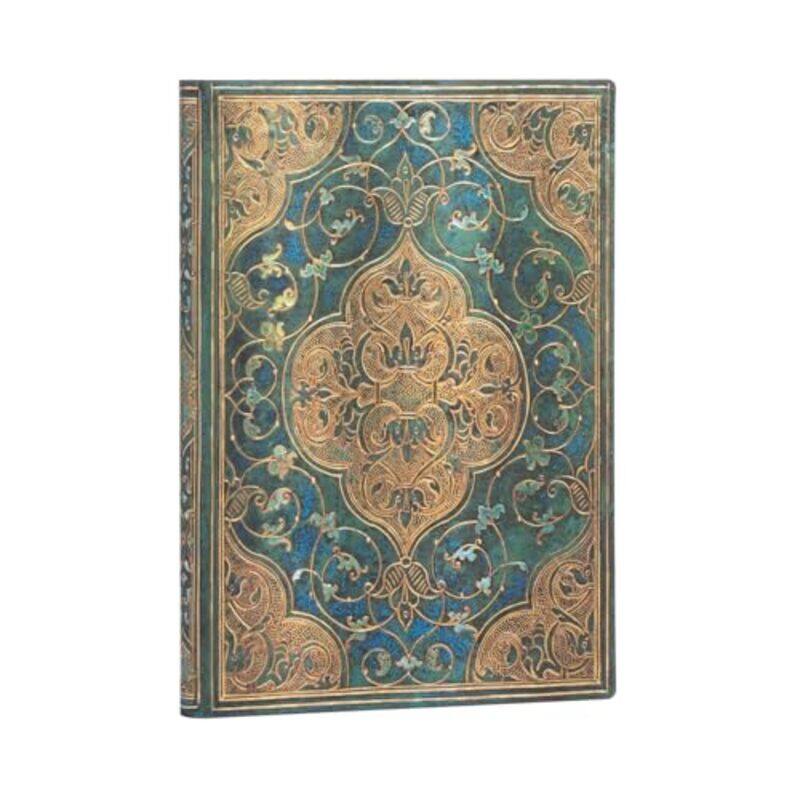 

Turquoise Chronicles Midi Lined Journal by Twigs Way-Paperback