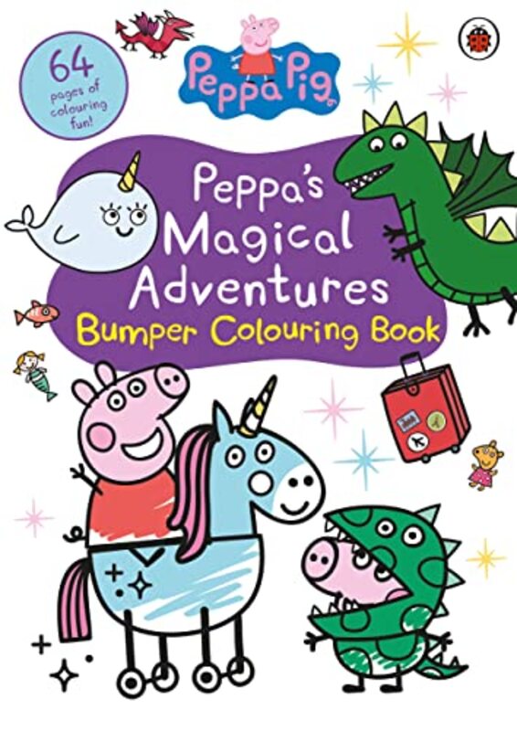 Peppas Magical Adventures Bumper Colouring Book by Peppa Pig-Paperback