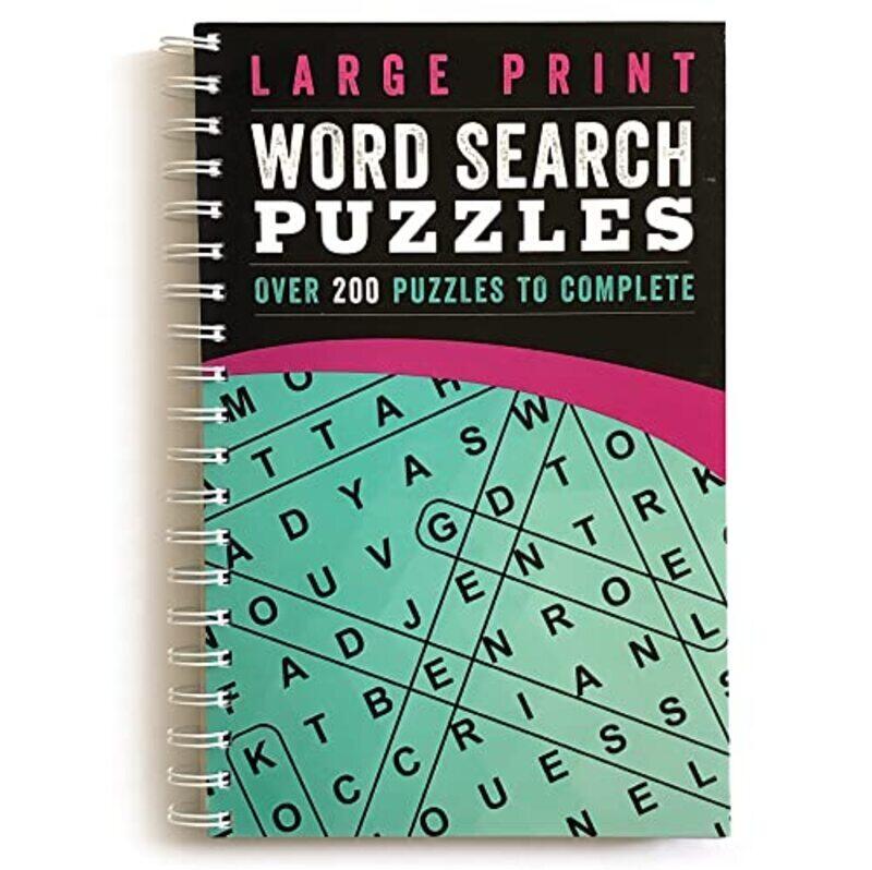 

Large Print Word Search Puzzles Paperback by Parragon Books