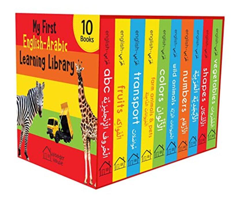 

My First English-Arabic Learning Library: Bilingual Boxset of 10 Picture Board Books for Kids - Cove , Paperback by Wonder House Books