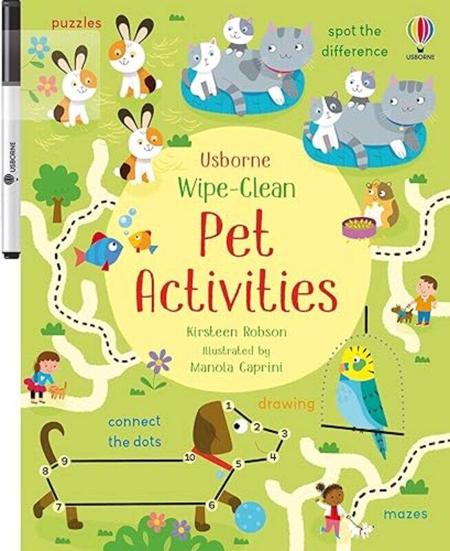 

Wipe Clean Pet Activities By Robson Kirsteen - Paperback