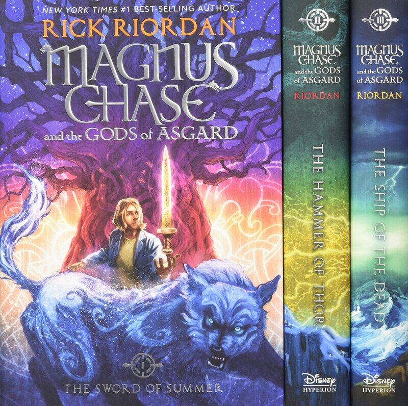 

Magnus Chase and the Gods of Asgard Boxed Set, Hardcover Book, By: Rick Riordan