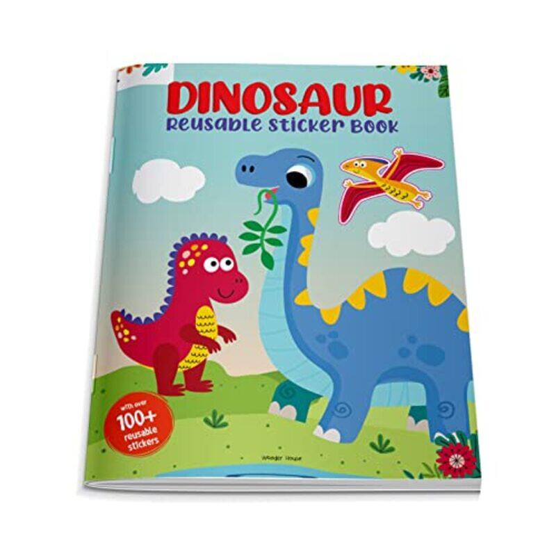 

Dinosaur World Reusable Sticker Book For Chindren,Paperback,by:Wonder House Books