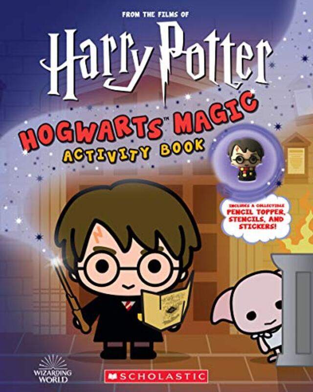 

Harry Potter Hogwarts Magic! Book With Pencil Topper By Terrance Crawford Paperback