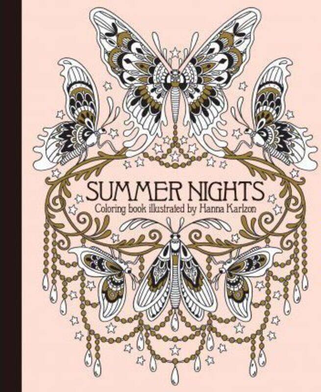 

Summer Nights Coloring Book, Hardcover Book, By: Hanna Karlzon