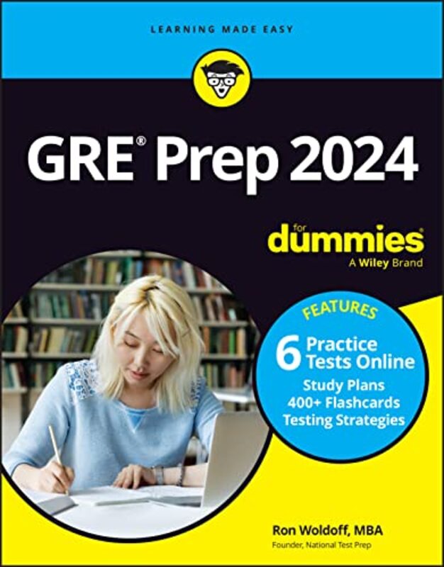 Gre Prep 2024 For Dummies With Online Practice , Paperback by Ron Woldoff