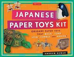 Japanese Paper Toys Kit Origami Paper Toys That Walk Jump Spin Tumble And Amaze By Dewar Andrew Vints Kostya Paperback