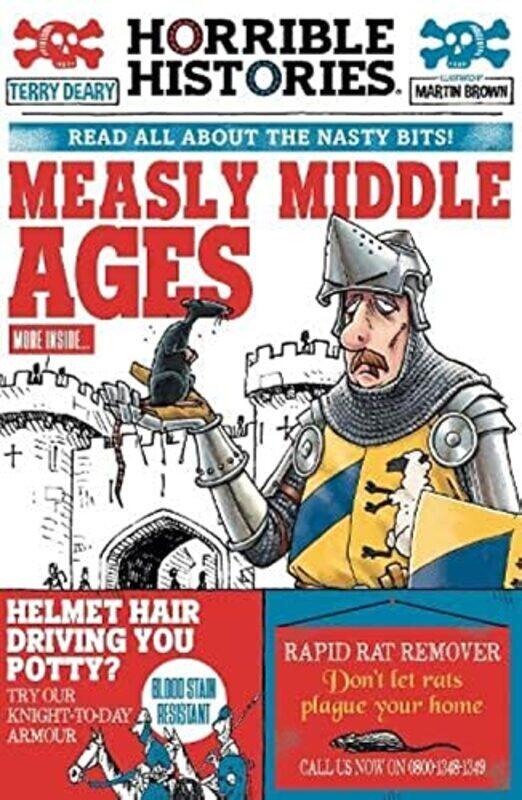 

Measly Middle Ages (newspaper edition),Paperback by Terry Deary