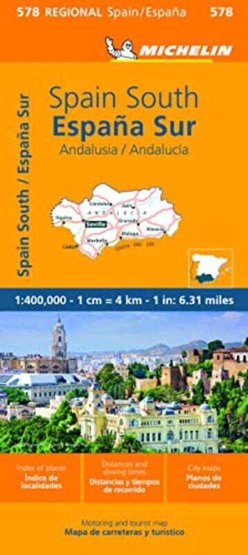 

Michelin Spain Andalucia Map 578 By Michelin - Hardcover