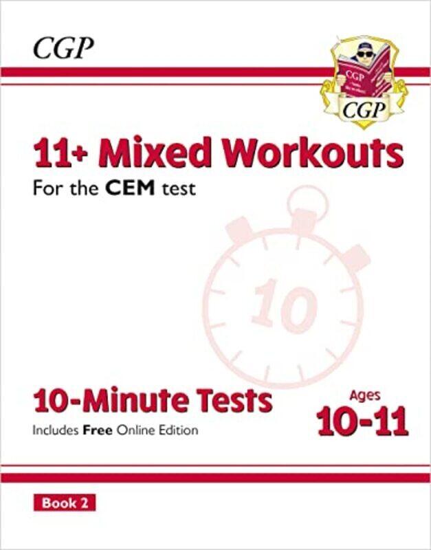 

11+ Cem 10Minute Tests Mixed Workouts Ages 1011 Book 2 With Online Edition By CGP Books - CGP Books Paperback