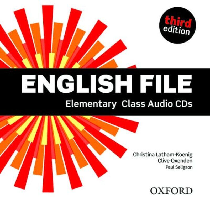

English File Third Edition Elementary Class Audio Cds The Best Way To Get Your Students Talking by Oxenden, Clive - Latham-Koenig, Christina - Seligso
