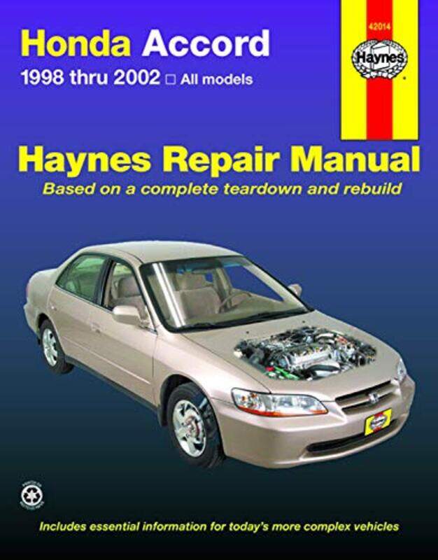 

Honda Accord 19982002 Haynes Repair Manual USA by Graham FletcherJohn Smith-Paperback