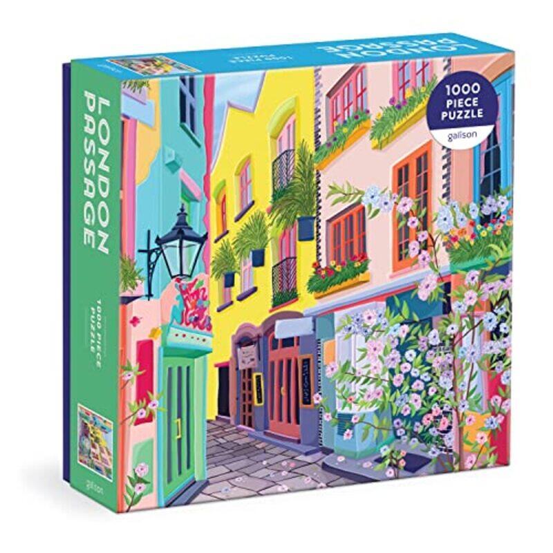 

London Passage 1000 Pc Puzzle In Square By Galison - Hardcover