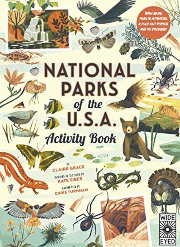 

National Parks Of Usa Activity Book By Siber Kate - Paperback