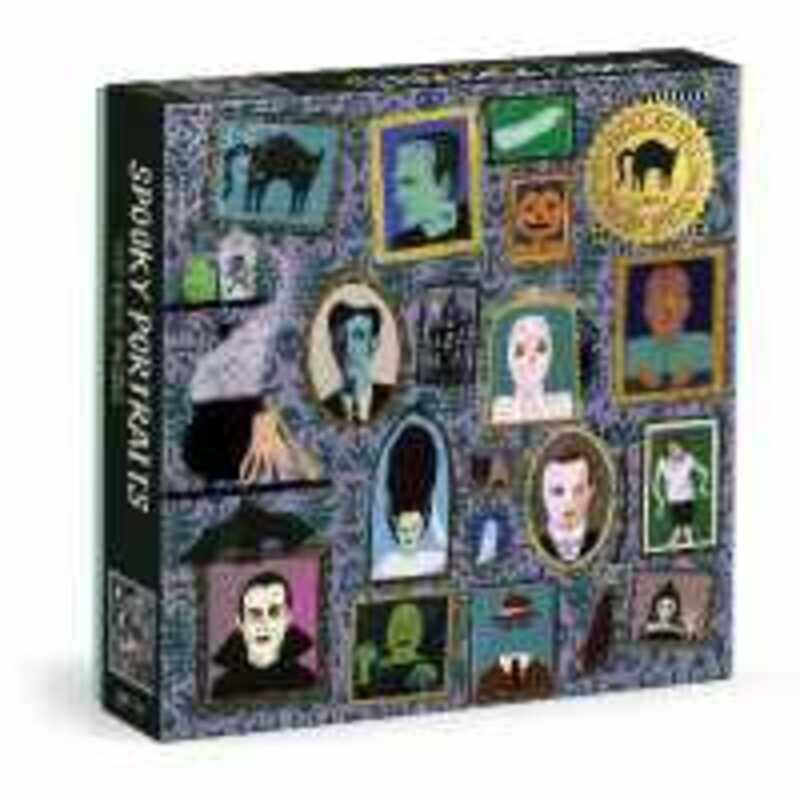 

Spooky Portraits 500Pc Foil Puzzle By Bentley Anne - Hardcover