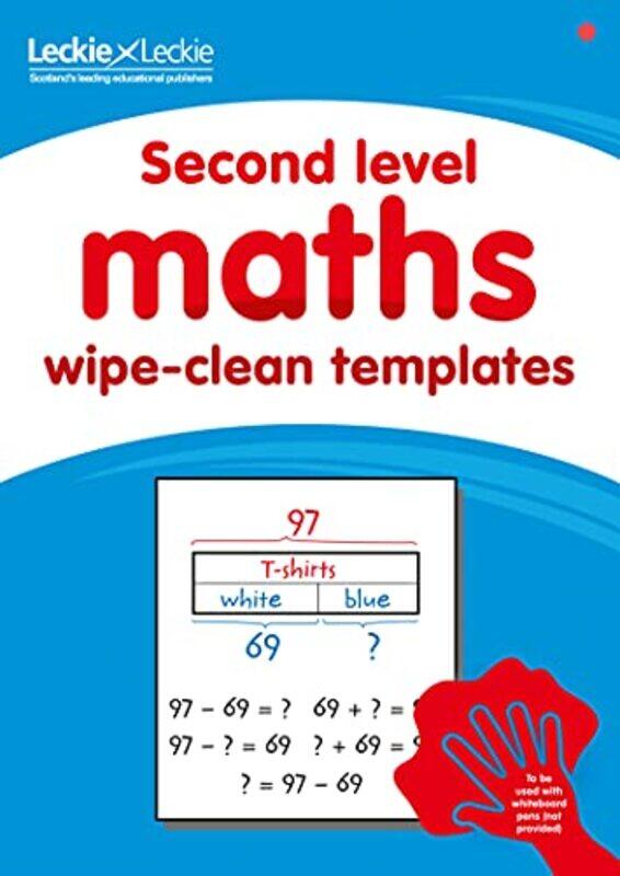 

Second Level WipeClean Maths Templates for CfE Primary Maths by Leckie-Paperback