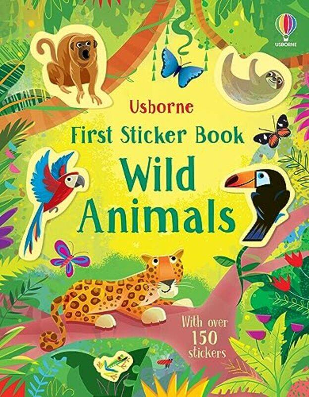 

First Sticker Book Wild Animals by Lorraine BonythonEurope Books-Paperback