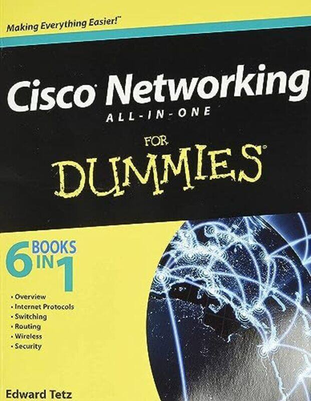 

Cisco Networking All-in-One For Dummies,Paperback by Tetz, E