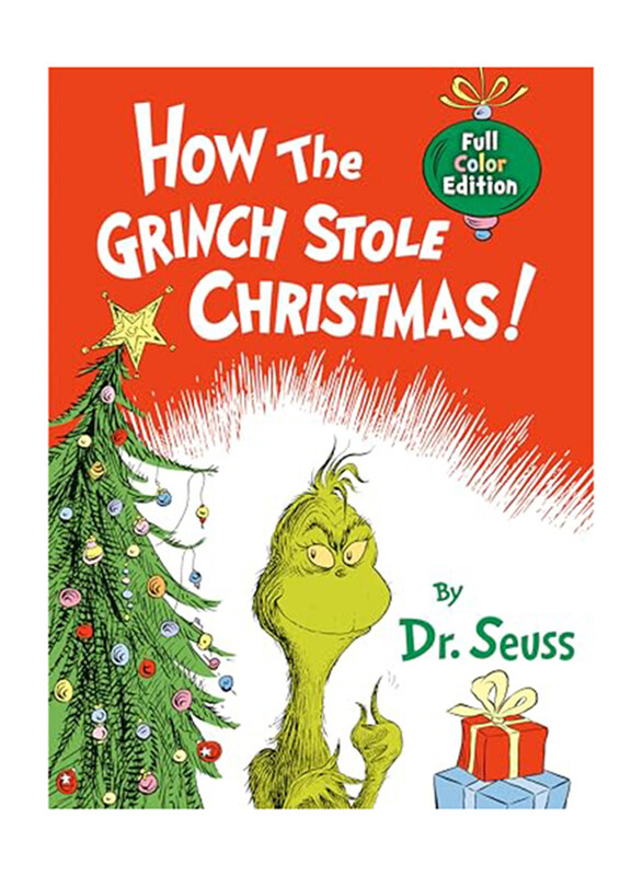 

How The Grinch Stole Christmas Full Color Jacket Edition, Hardcover Book, By: Dr. Seuss