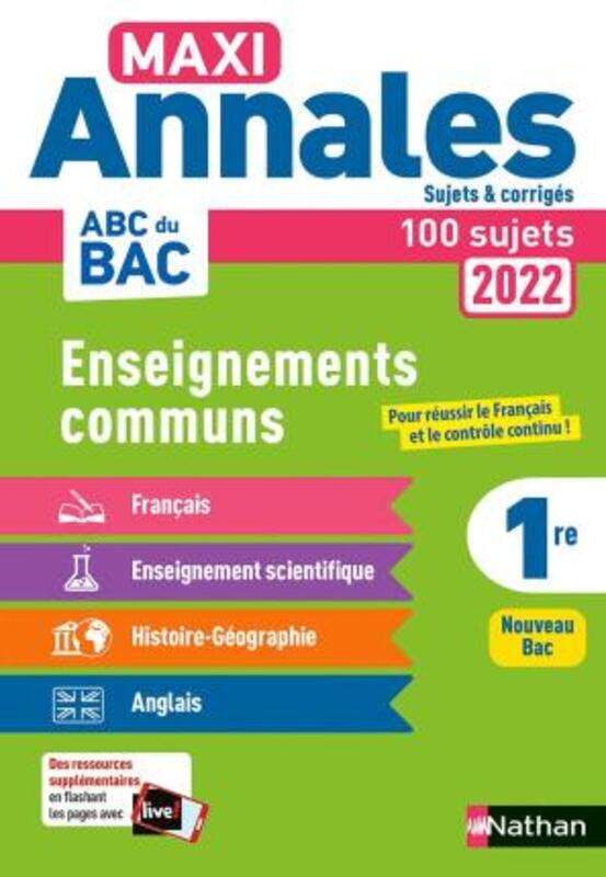 

Maxi-Annals ABC du BAC 2022 - All in one 1st, Paperback Book, By: Collectif