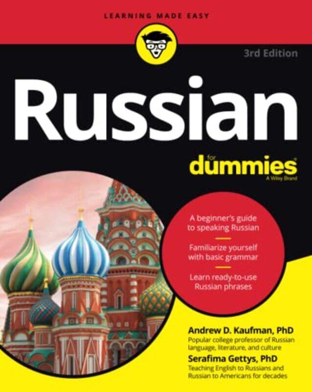 

Russian For Dummies by Andrew D University of Georgia KaufmanSerafima Lewis University, Romeoville, IL Gettys-Paperback
