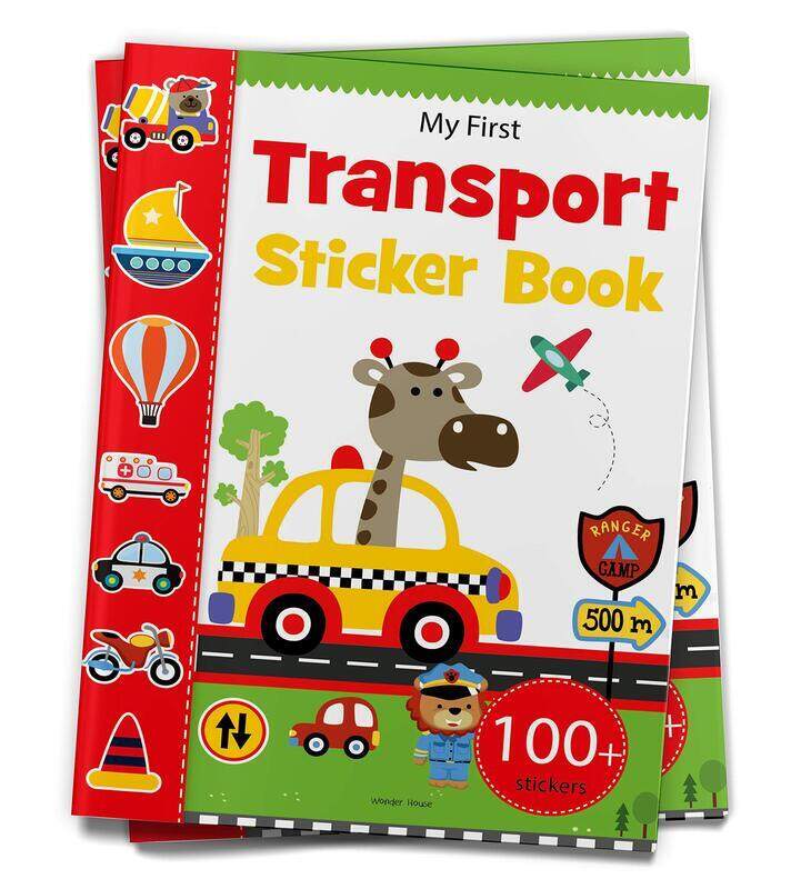 

My First Transport Sticker Book: Exciting Sticker Book with 100 Stickers, Paperback Book, By: Wonder House Books