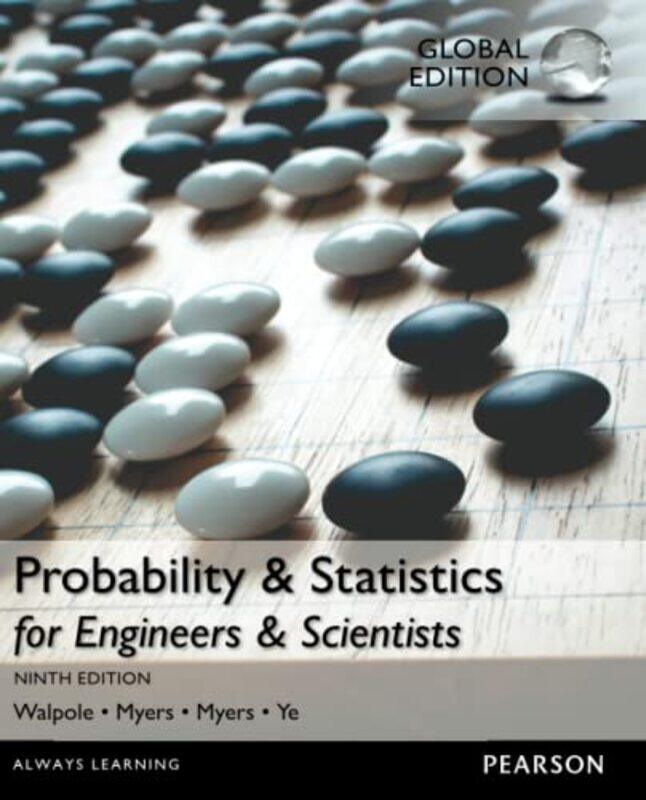 

Probability & Statistics for Engineers & Scientists Global Edition by Dave Tomlinson-Paperback