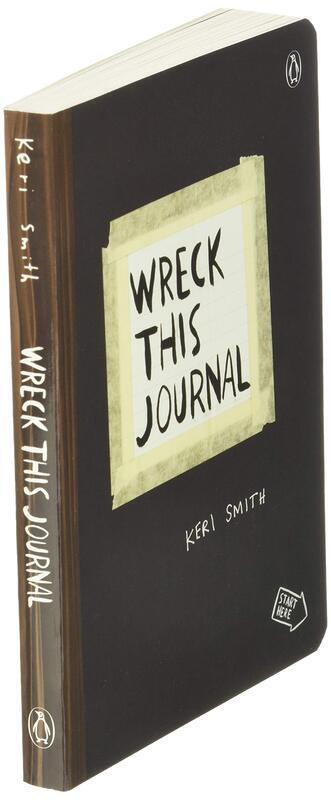 Wreck This Journal (Black): To Create is to Destroy, Hardcover Book, By: Keri Smith