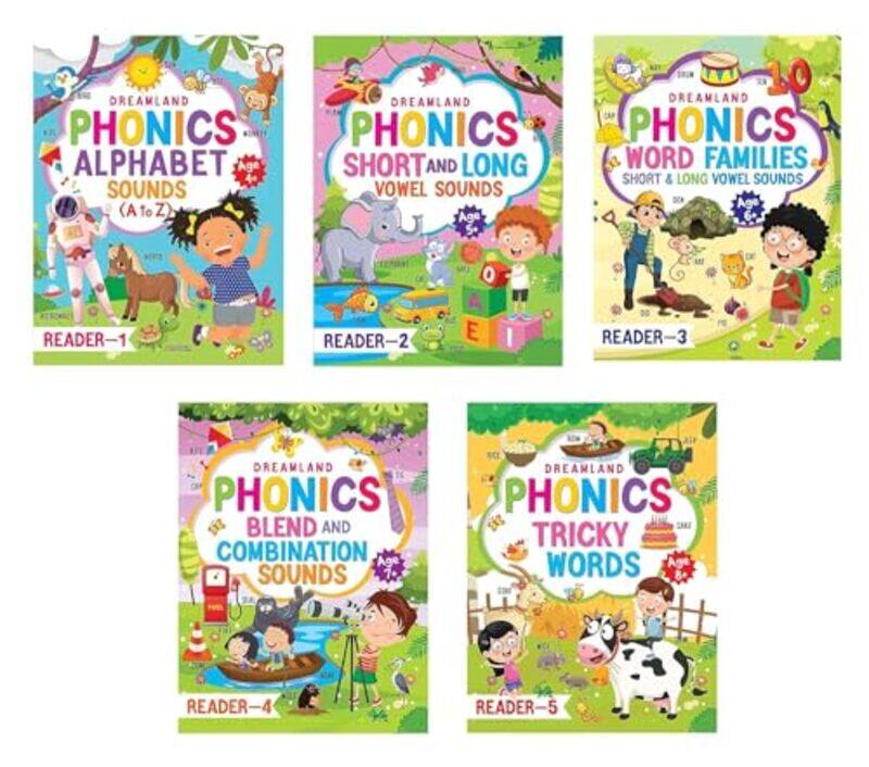 

Phonics Reader 5 Books Pack by Dreamland Publications-Paperback