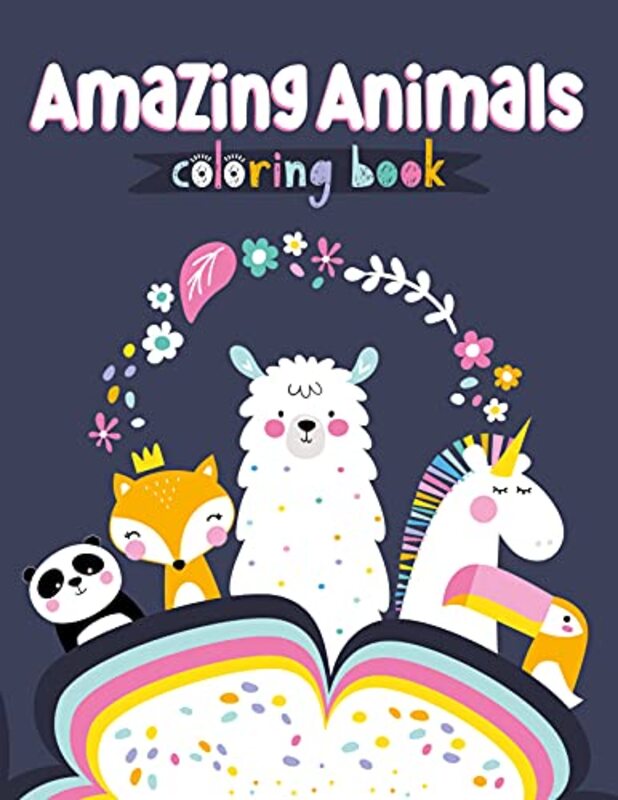 Amazing Animals Coloring Book by Clorophyl Editions-Paperback