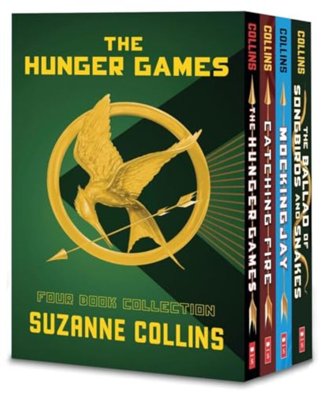 Hunger Games 4Book Paperback Box Set the Hunger Games Catching Fire Mockingjay the Ballad of So by Collins, Suzanne Paperback
