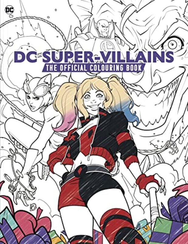 

DC SuperVillains The Official Colouring Book by Titan Books-Paperback