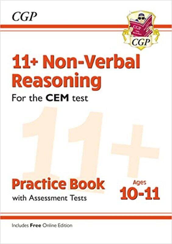 

11+ CEM NonVerbal Reasoning Practice Book & Assessment Tests Ages 1011 with Online Edition Paperback by Books, CGP - Books, CGP