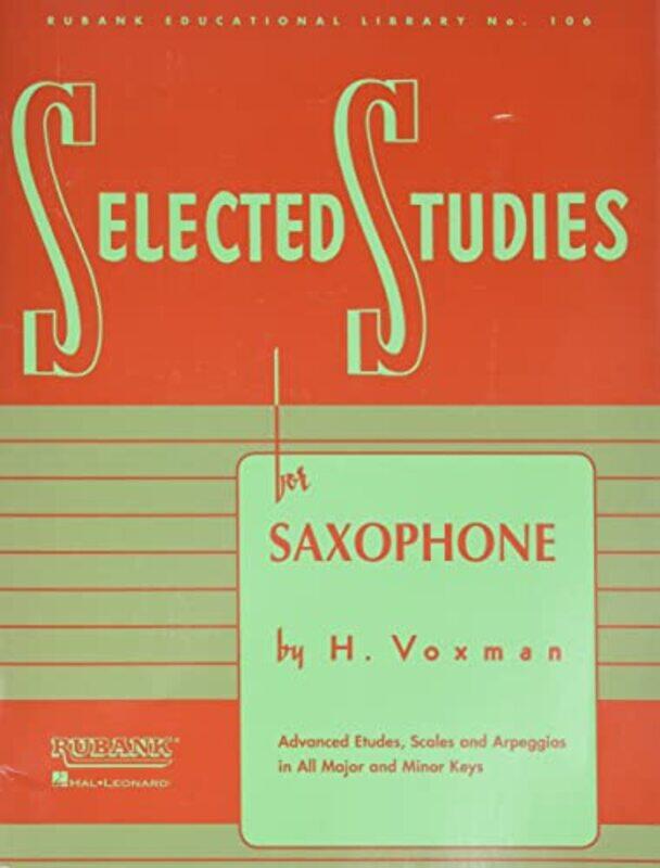 

Selected Studies Saxophone Method By Voxman H - Paperback