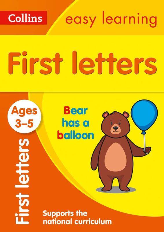 

First Letters Ages 3-5: Prepare for Preschool with Easy Home Learning, Paperback Book, By: Collins Easy Learning