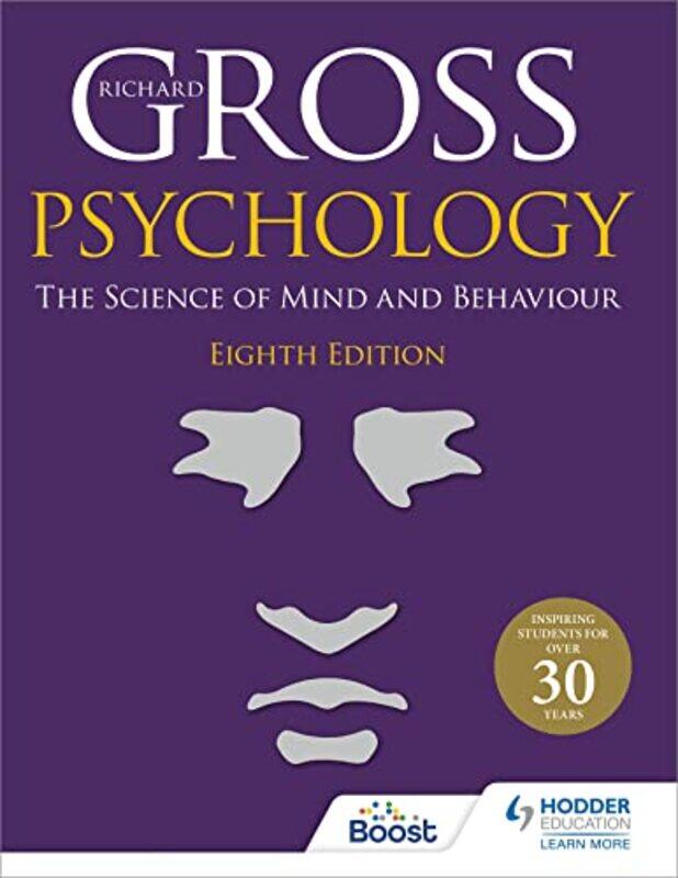 

Psychology The Science of Mind and Behaviour 8th Edition by Richard Gross-Paperback