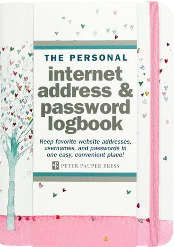 

Internet Log Bk Tree Of Hearts,Paperback By Peter Pauper Press, Inc