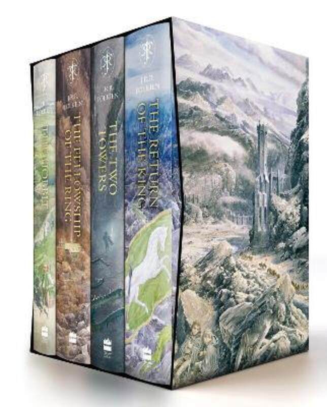 

The Hobbit & The Lord of the Rings Boxed Set ,Paperback By Tolkien, J. R. R. - Lee, Alan